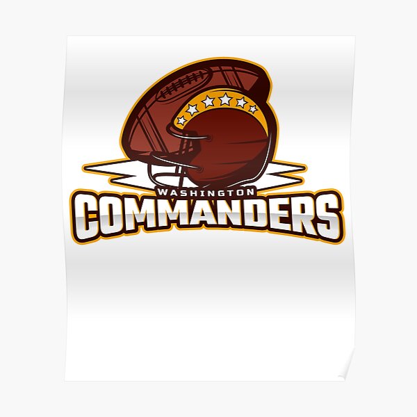 Washington Commanders, Washington Football Team' Poster for Sale by  Lizzyapparel