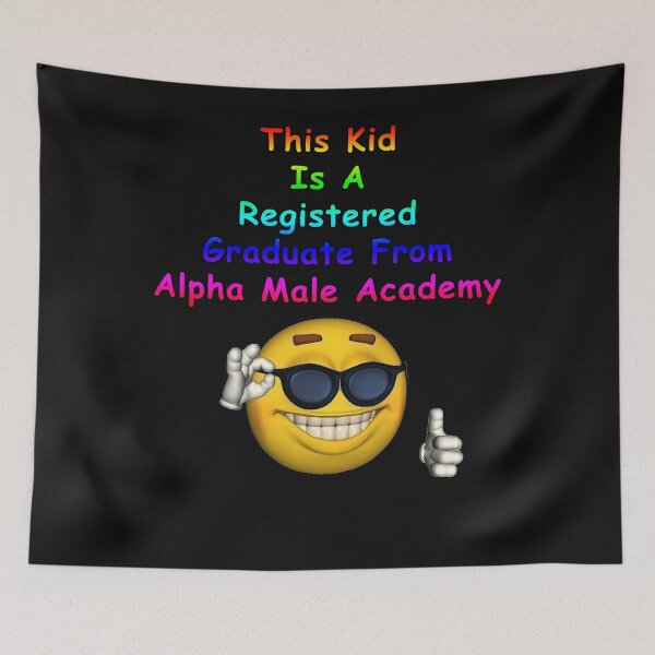 Item preview, ALPHAFUUNYMALE ACADEMY GRADUATE designed and sold by TiffBrant.
