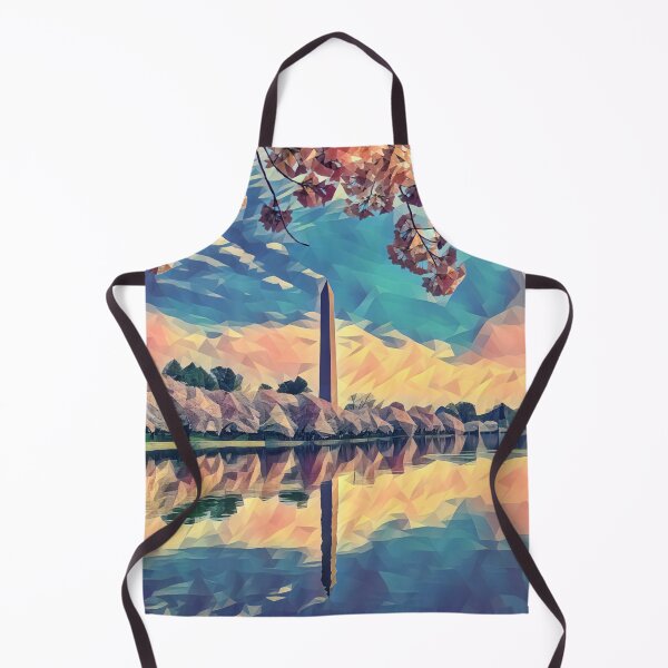 Item preview, Cherry Blossom in Washington DC Tidal Basin with Washington Monument and pink cherry trees designed and sold by nycruss1.