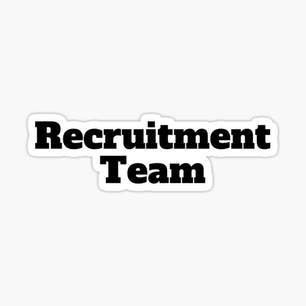 Item preview, Recruitment Team designed and sold by Click-Like.