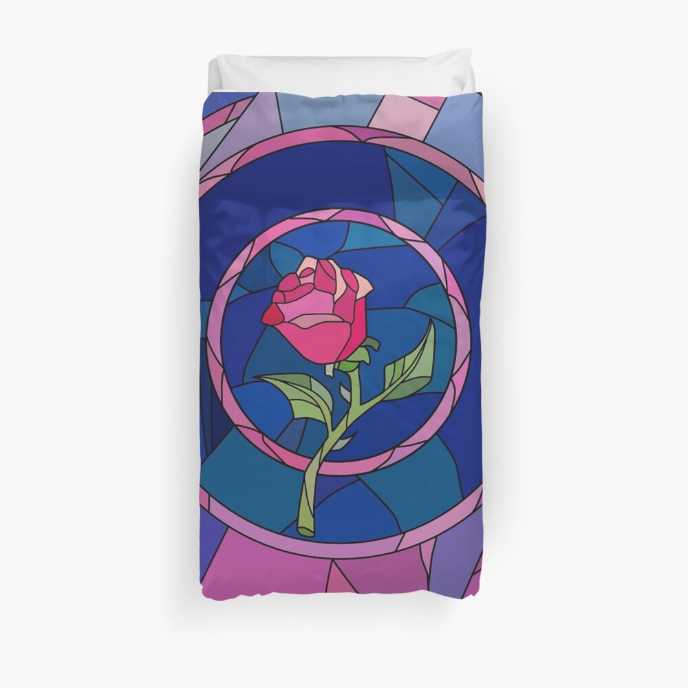 Glass Rose Duvet Cover