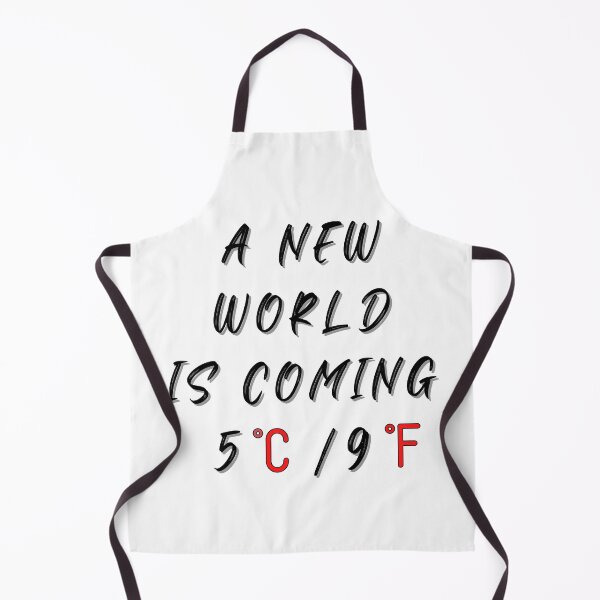 Item preview, A new world is coming 5 C / 9 F , Earth Day, wizard wordsmith designed and sold by WizardWordSmith.