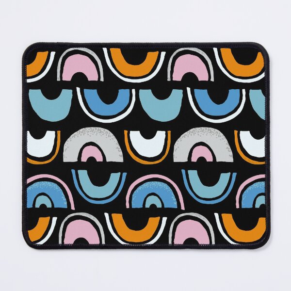 Item preview, Abstract Rainbow Pattern In Blue, Pink And Tangerine designed and sold by DEC02.