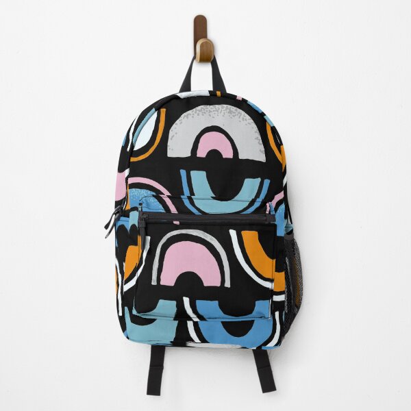 Item preview, Abstract Rainbow Pattern In Blue, Pink And Tangerine designed and sold by DEC02.