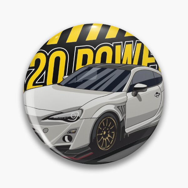 Item preview, K20 Power White Car designed and sold by viralstudio.