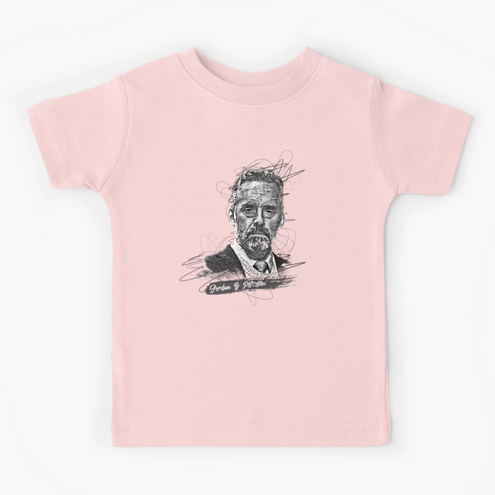 Jordan B Peterson Abstract Sketch Art, 12 rules for life | Kids T-Shirt