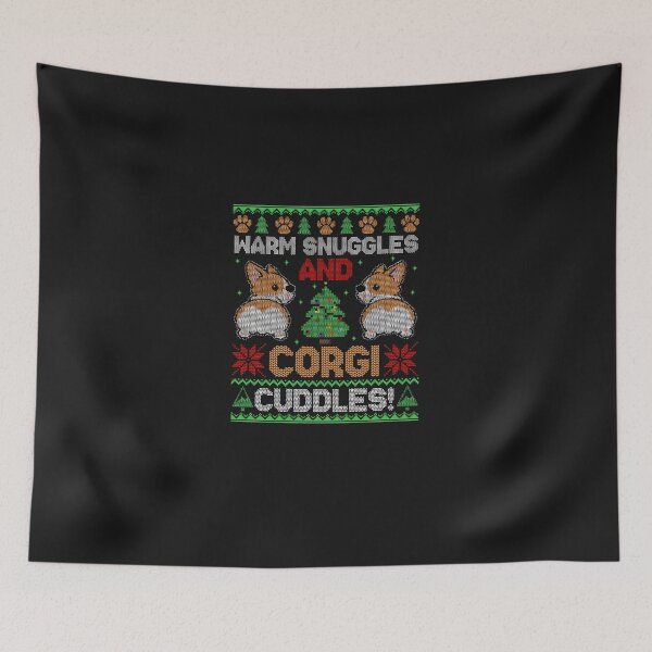 Item preview, Warm Snuggles And Corgi Cuddles Ugly Christmas Sweater Sweatshirt designed and sold by przfaxlkdv.