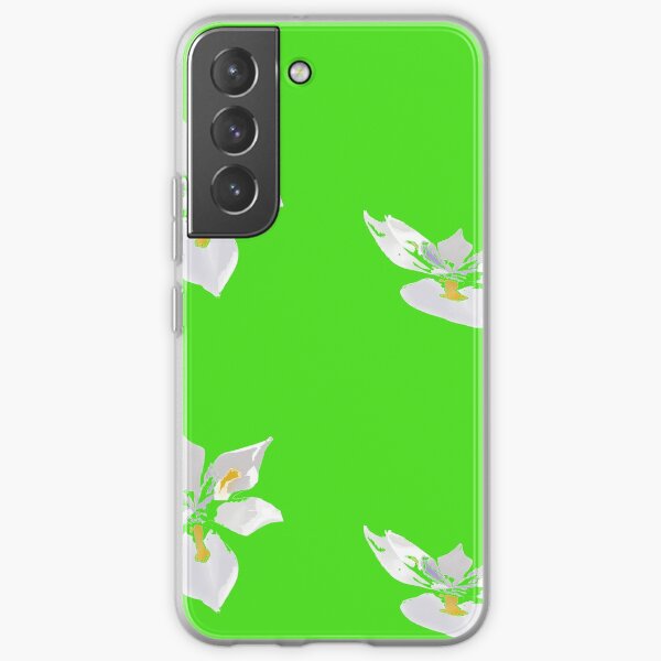 White Iris Floating Classic Samsung Galaxy Soft Case