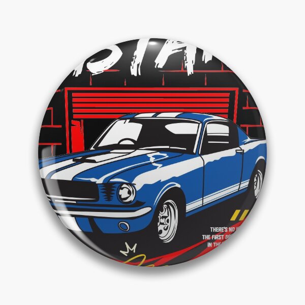 Artikelvorschau, Mustang Muscle Blue Auto entworfen und verkauft von viralstudio.