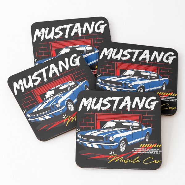 Item preview, Mustang Muscle Blue Car  designed and sold by viralstudio.