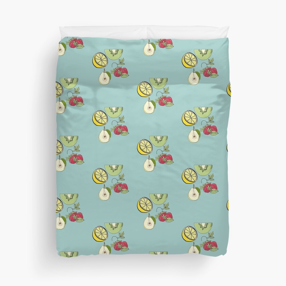 "Fruits" Duvet Cover by madebyfrauh Redbubble