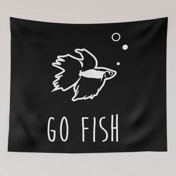 Item preview, Betta Fish Shirt, Go Fish Funny Cute Pet Owner Gift designed and sold by AmyEddy.