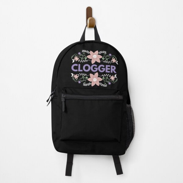 Item preview, Clogger with pink flowers.  Gift for Cloggers designed and sold by SherylThomas223.