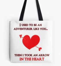 Nerd Valentine - Arrow in the heart Tote Bag