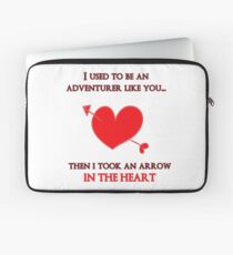 Nerd Valentine - Arrow in the heart Laptop Sleeve
