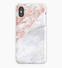 Massarosa Marchionne Bianco rose gold marble iPhone Case