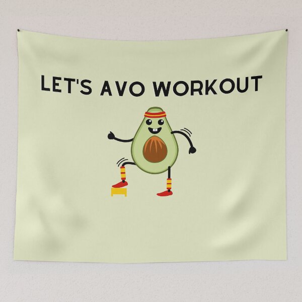 Item preview, Let's Avo Workout - Aerobic designed and sold by rgsblo.