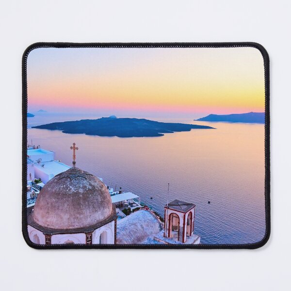 Item preview, Santorini Greece at Sunset designed and sold by RegaloRepublic.