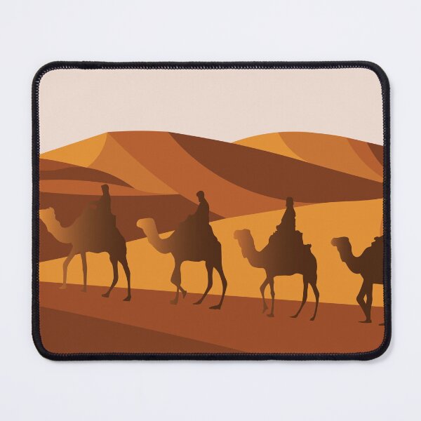 Item preview, Camel Caravan On The Desert Sand Dunes designed and sold by blueocan.