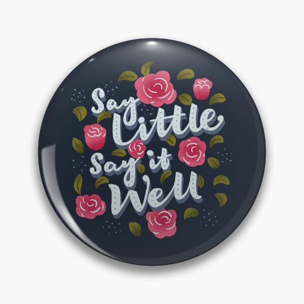 Item preview, Say little, say it well designed and sold by simonlidesign.