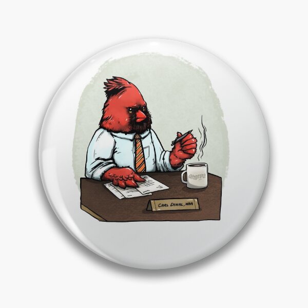Item preview, Cardinal Carl Dinal, MBA designed and sold by CharleneKay1.