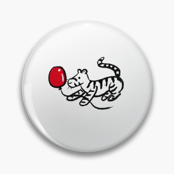 Artikelvorschau, Tiger mit rotem Ballon entworfen und verkauft von StudioHitsu.