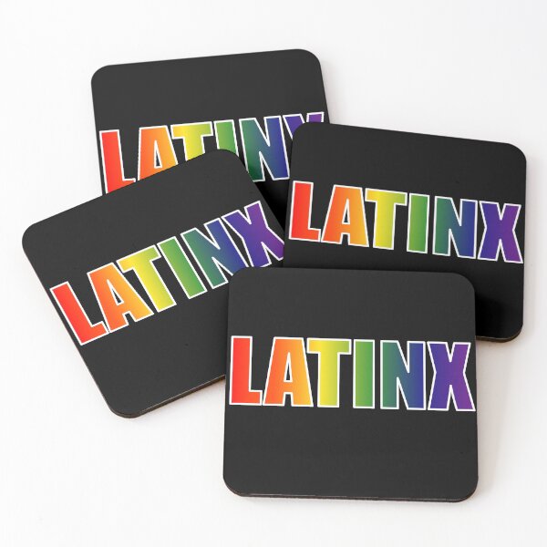Item preview, Latinx Rainbow Text Gradient LGBT Pride designed and sold by that5280lady.