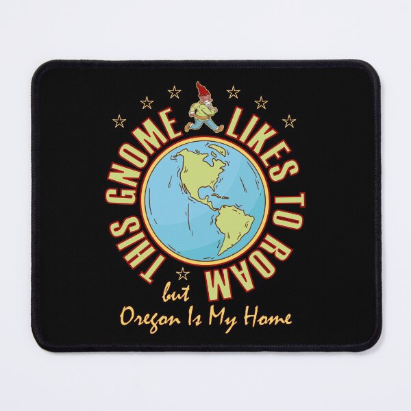Item preview, Oregon Traveler Gnome Likes to Roam Bearded Cool Gnome designed and sold by artfulnotebook.