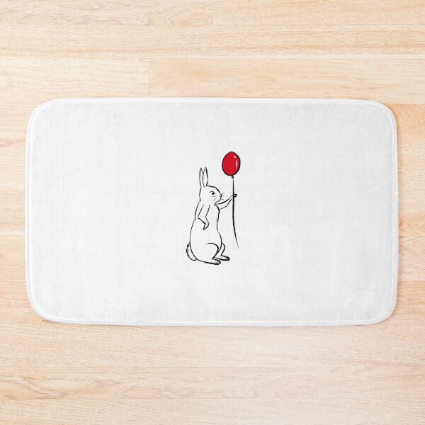 Item preview, Rabbit with Red Balloon designed and sold by StudioHitsu.