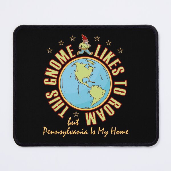 Item preview, Pennsylvania Traveler Gnome Likes to Roam Bearded Cool Gnome designed and sold by artfulnotebook.