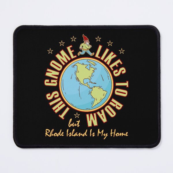 Item preview, Rhode Island Traveler Gnome Likes to Roam Bearded Cool Gnome designed and sold by artfulnotebook.