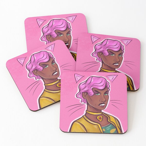 Item preview, pink kitty girlboss designed and sold by boodarko.