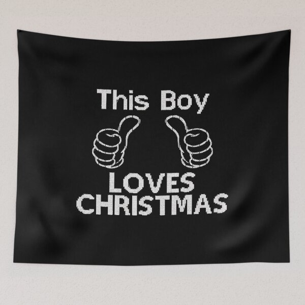 Item preview, This boy loves Christmas designed and sold by shopPraPra.