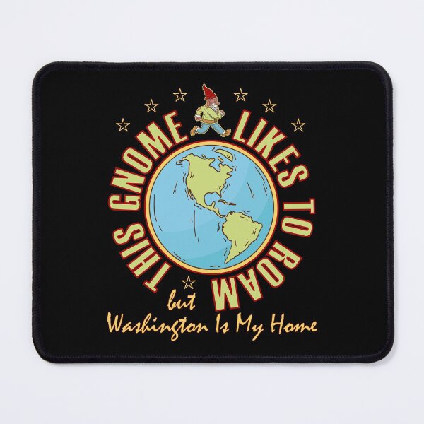 Item preview, Washington Traveler Gnome Likes to Roam Bearded Cool Worldy Gnome designed and sold by artfulnotebook.