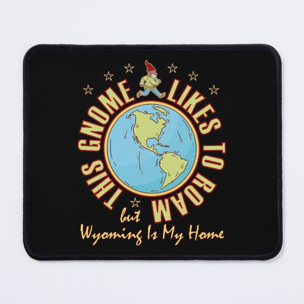Item preview, Wyoming Traveler Gnome Likes to Roam Bearded Cool Worldy Gnome designed and sold by artfulnotebook.