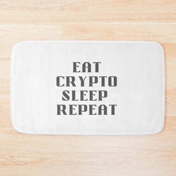Item preview, Eat Crypto Sleep Repeat designed and sold by artmadeinheaven.