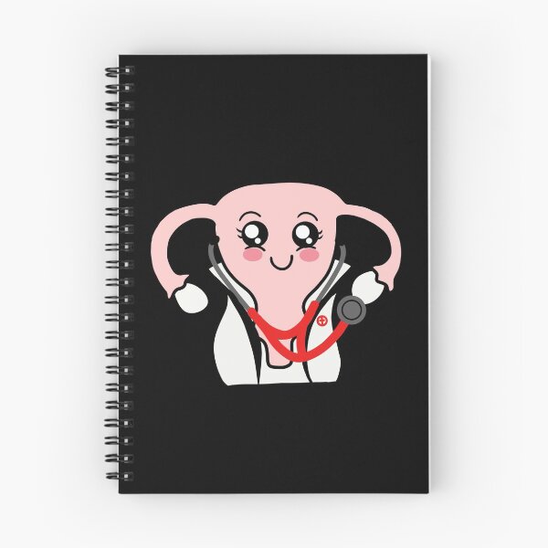 Item preview, Gynecologist uterus with stethoscope red designed and sold by Mermaidssparkle.