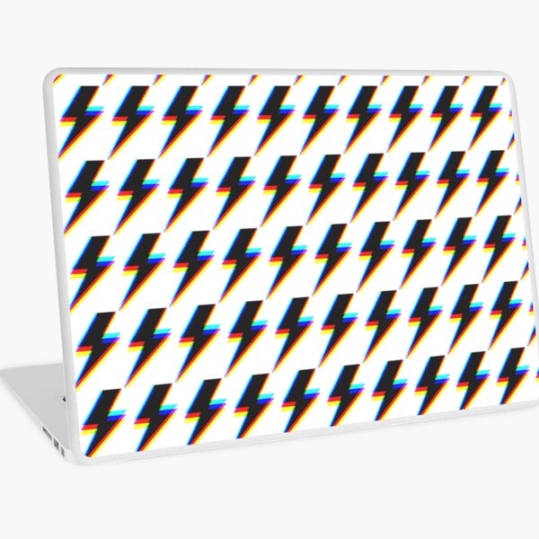 Glitch Effect Laptop Skins for Sale