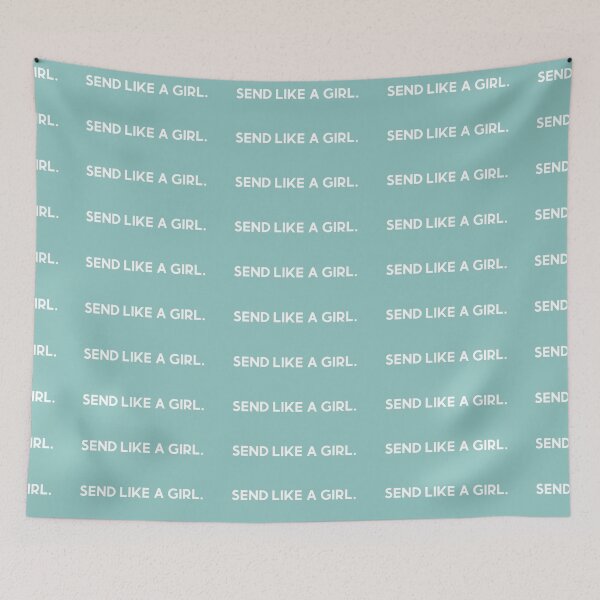 Item preview, Send Like A Girl designed and sold by madibroo.