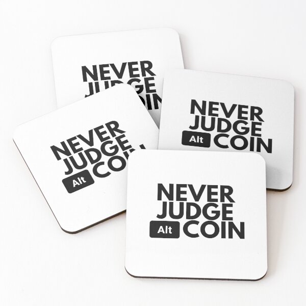 Item preview, Never Judge ALT Coin designed and sold by artmadeinheaven.