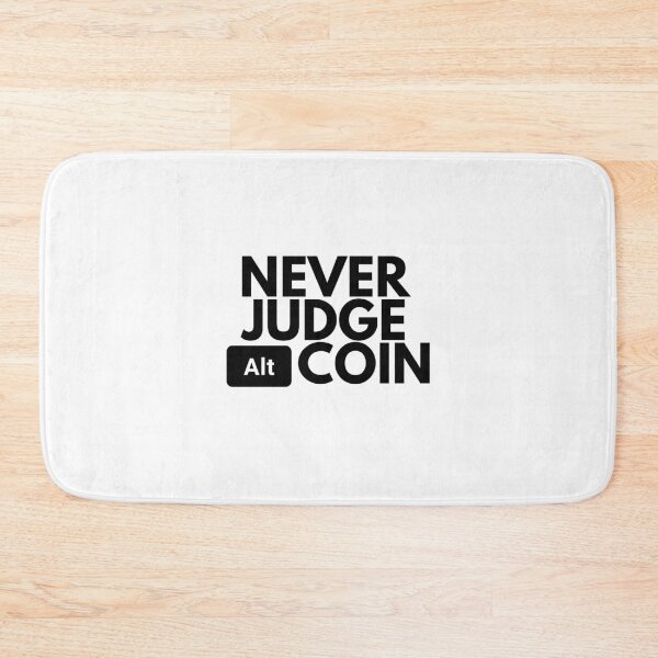 Item preview, Never Judge ALT Coin designed and sold by artmadeinheaven.