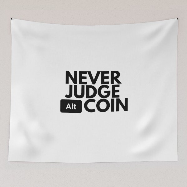 Item preview, Never Judge ALT Coin designed and sold by artmadeinheaven.