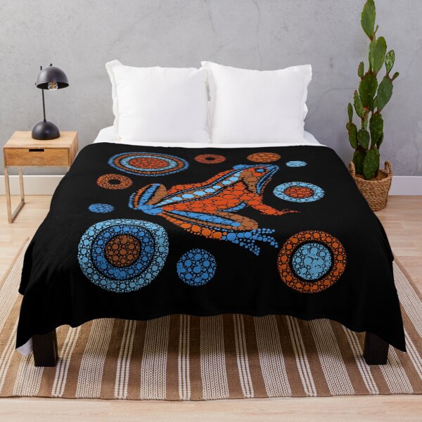 Item preview, Aboriginal Dot Art Frog Color designed and sold by shopPraPra.