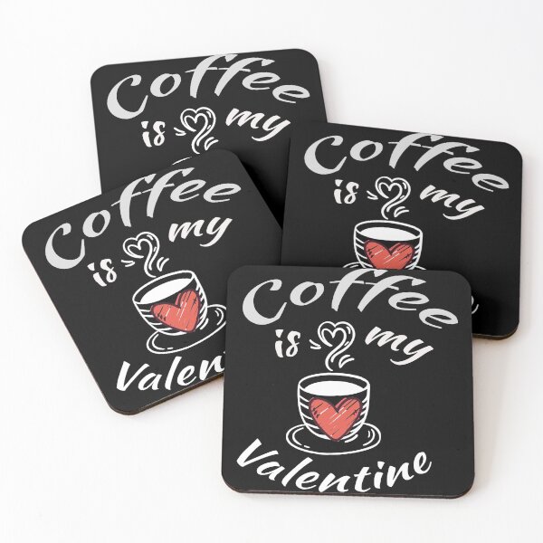 Item preview, Coffee Is My Valentine – Funny Coffee Lover Valentine Day Apparel Gift designed and sold by DeeSignTShirts.