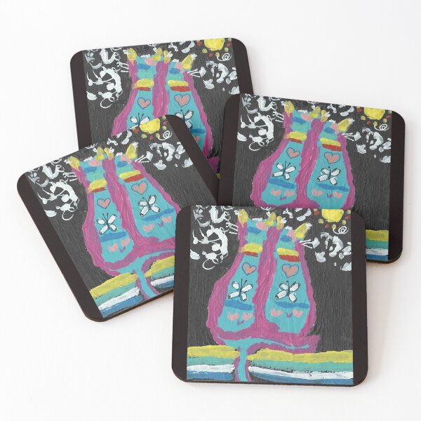 Item preview, Abstract cat art designed and sold by shopPraPra.