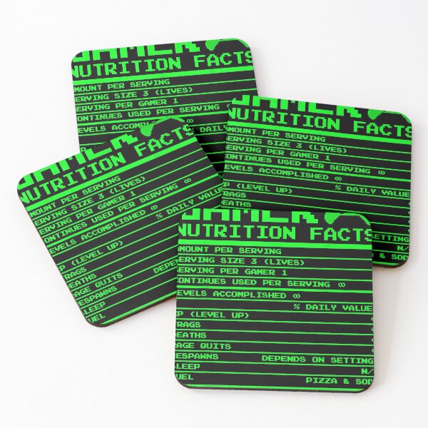 Item preview, Gamer Nutrition Facts Funny Video Game Lover designed and sold by JacalynVick.