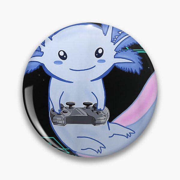 Item preview, Gamesolotl Gamer Axolotl Fish Playing Video Games Lizard designed and sold by JacalynVick.