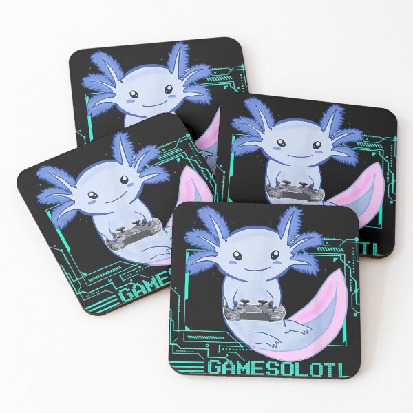 Item preview, Gamesolotl Gamer Axolotl Fish Playing Video Games Lizard designed and sold by JacalynVick.