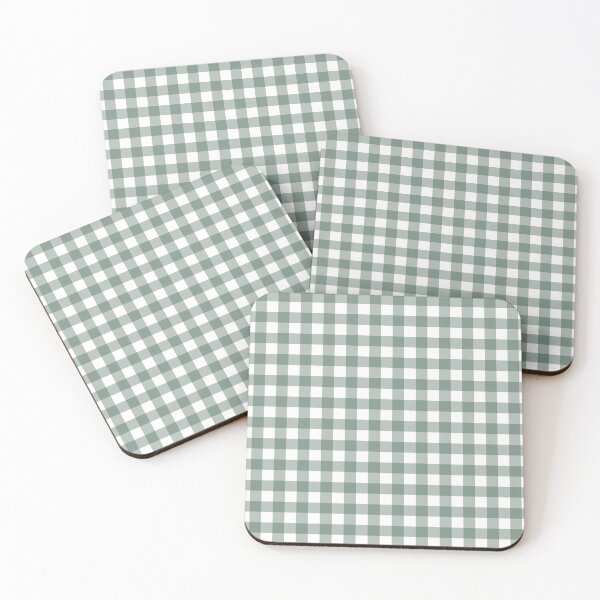Item preview, Vintage Green Lake Gingham Check Pattern designed and sold by Kalite.