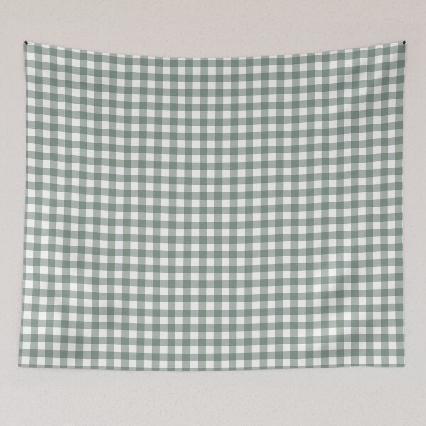 Item preview, Vintage Green Lake Gingham Check Pattern designed and sold by Kalite.